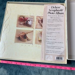 Deluxe scrapbook photo album heartfelt memories